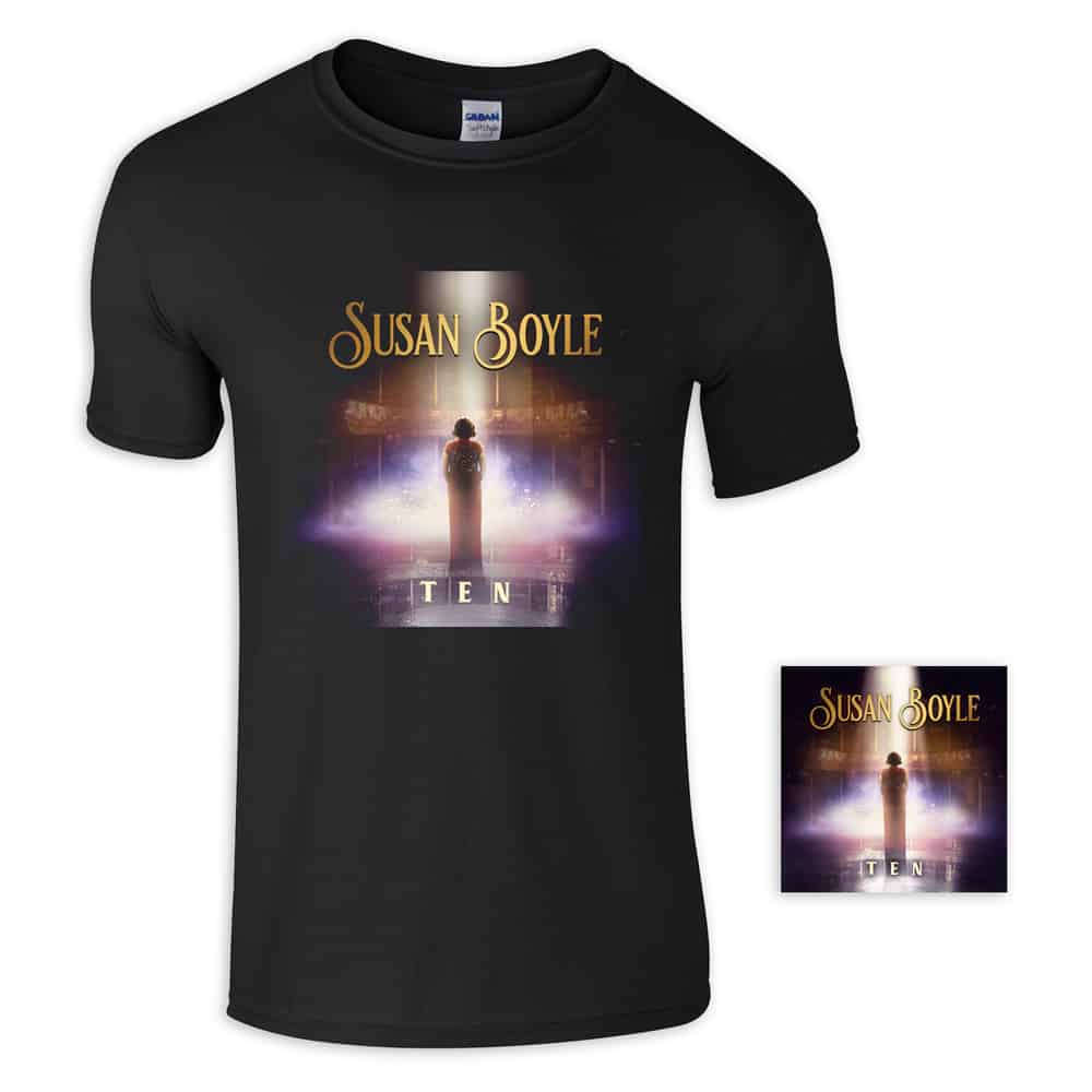 Buy Online Susan Boyle - T-Shirt + CD Bundle