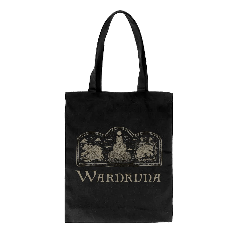 Official WARDRUNA Store Wardruna Bears Tryptic Tote Bag