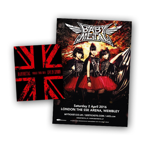 Buy Online Babymetal - Live In London DVD + Print