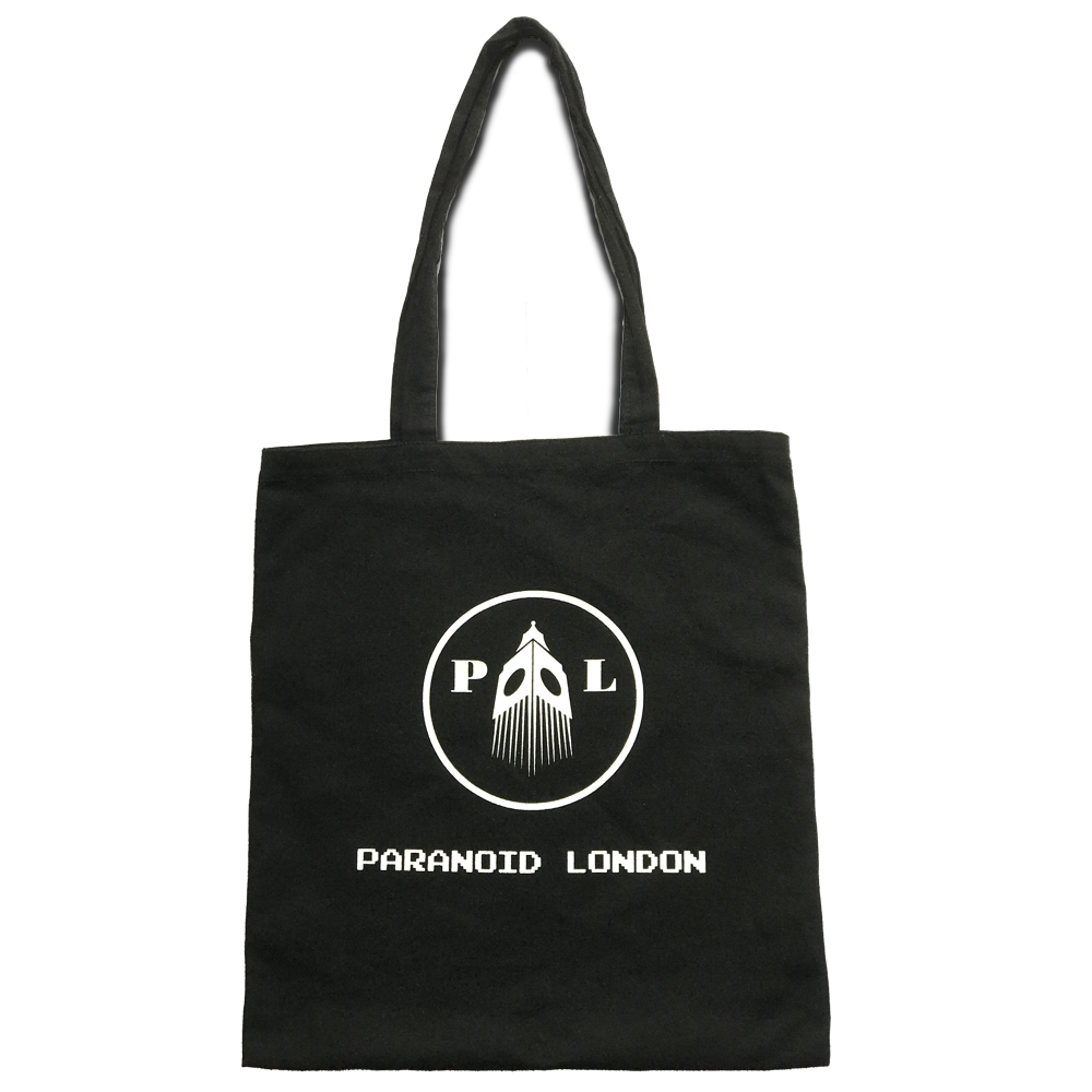 Buy Online Paranoid London - Black Logo Totebag