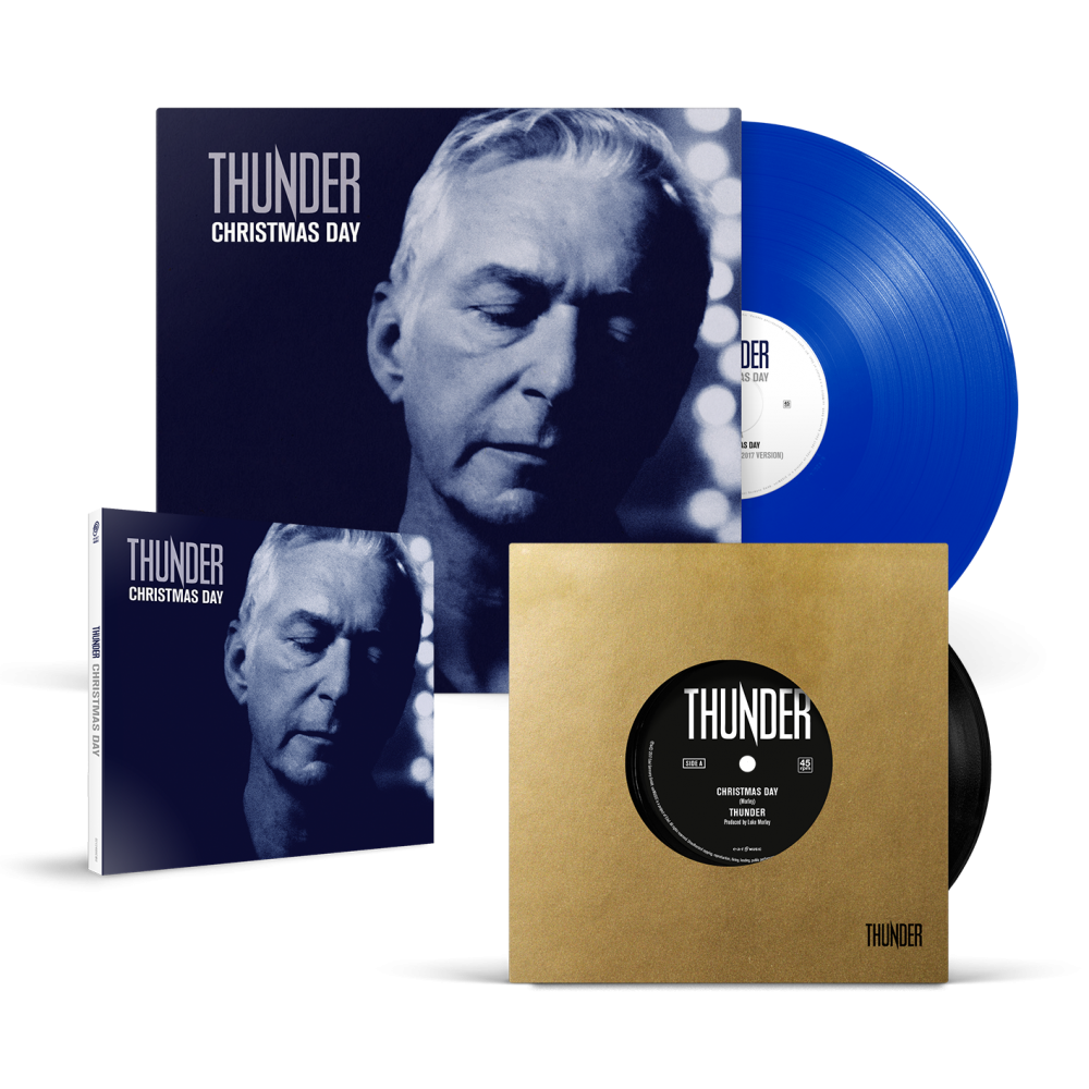 Buy Online Thunder - Christmas Day CD Single + 7-Inch + 10-Inch Blue Vinyl