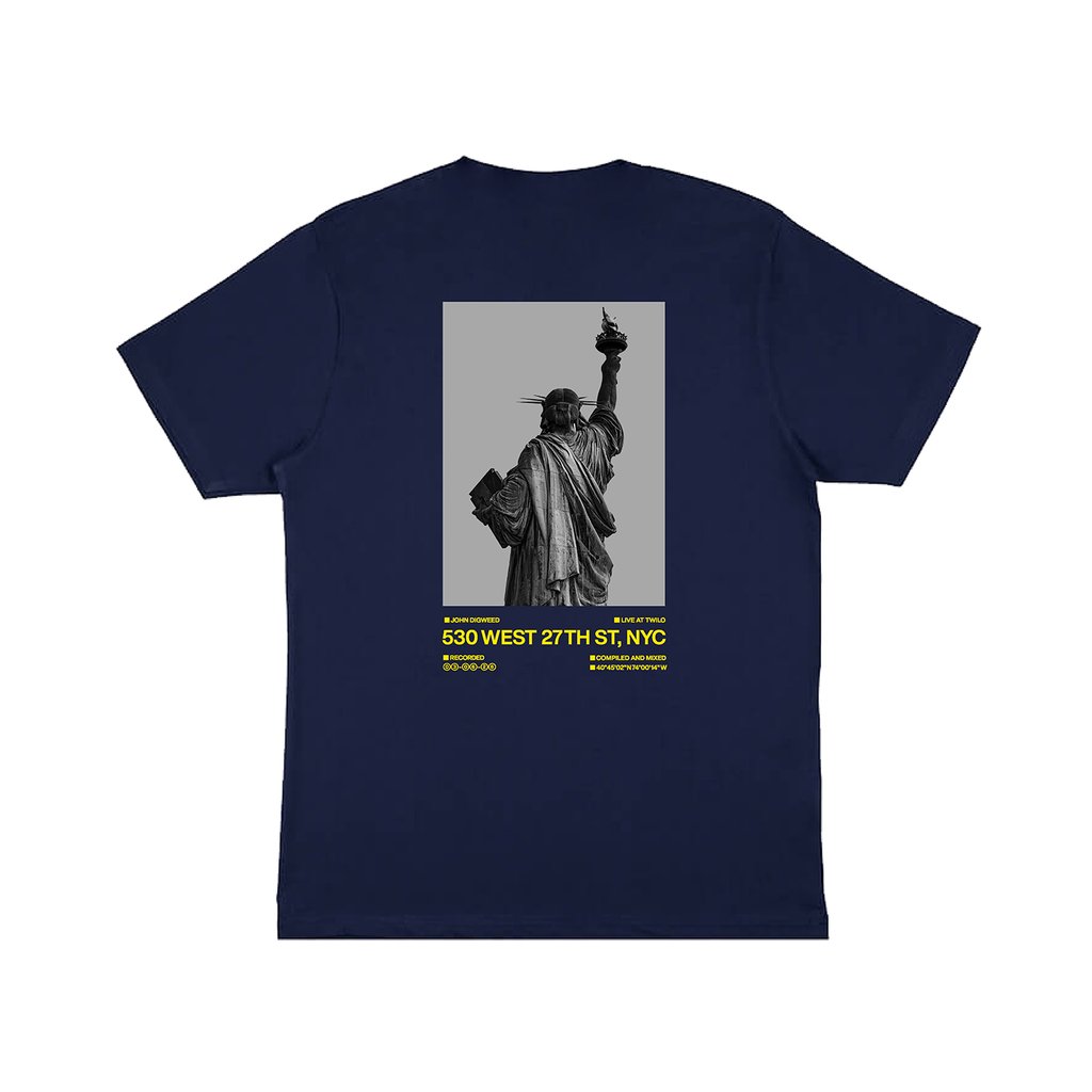 Live at Twilo, Liberty - Navy T-Shirt | Bedrock Music | Bedrock Music