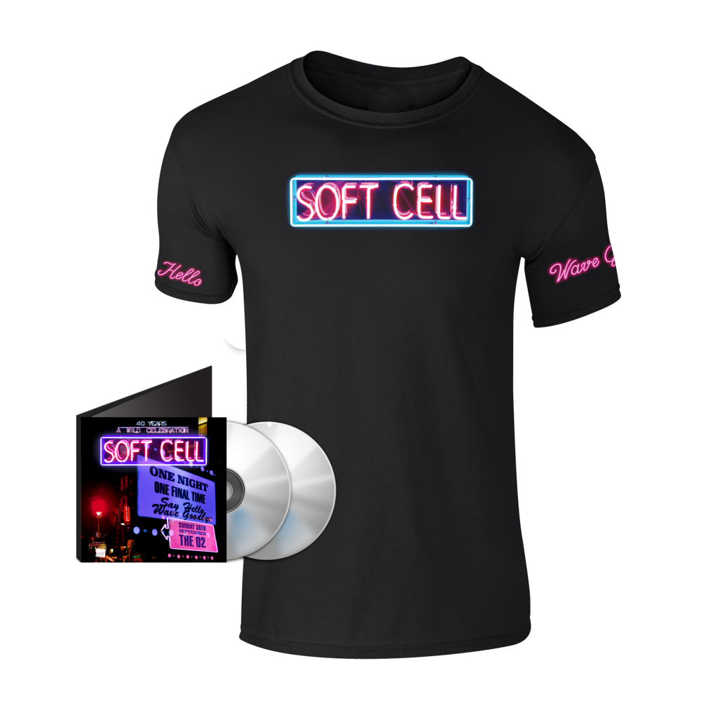 Buy Online Soft Cell - Say Hello, Wave Goodbye: The O2 London DVD & BluRay Double Pack (w/ Download) + T-Shirt