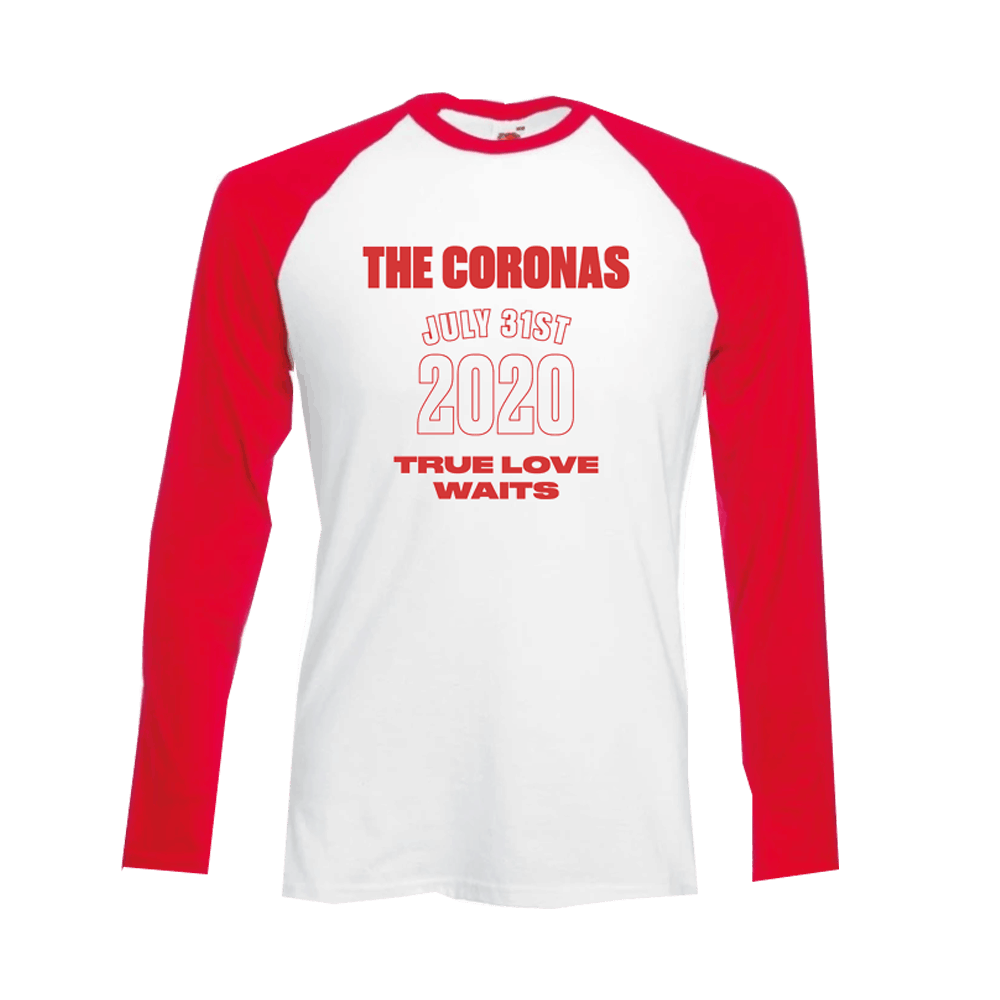 Buy Online The Coronas - True Love Waits Baseball T-Shirt