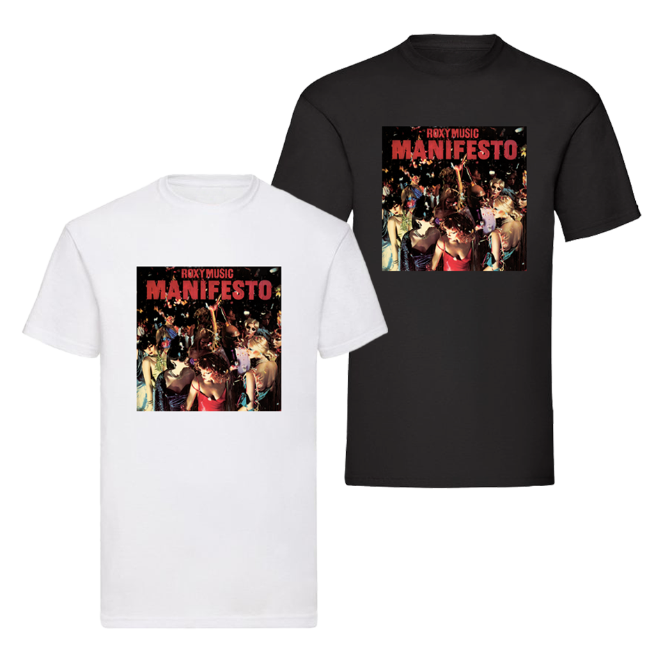 Buy Online Roxy Music - Manifesto Album Cover T-Shirt