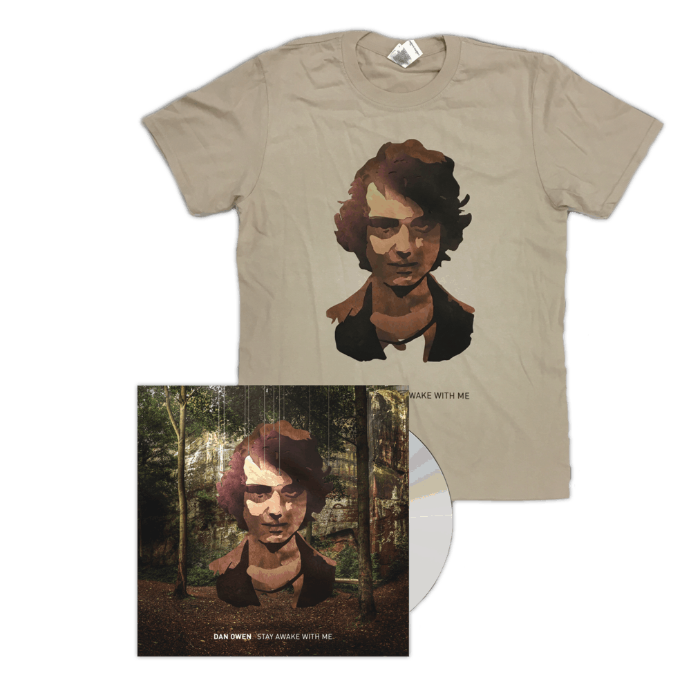 Buy Online Dan Owen - Stay Awake With Me T-Shirt + CD Album
