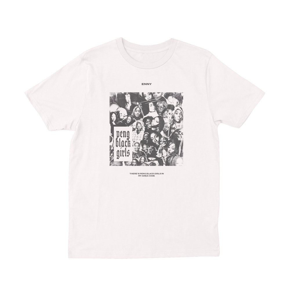 Buy Online ENNY - Peng Black Girls T-Shirt (White)