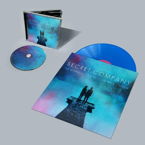 Buy Online Secret Company - The World Lit Up And Filled With Colour Blue Vinyl + CD + Bonus EP