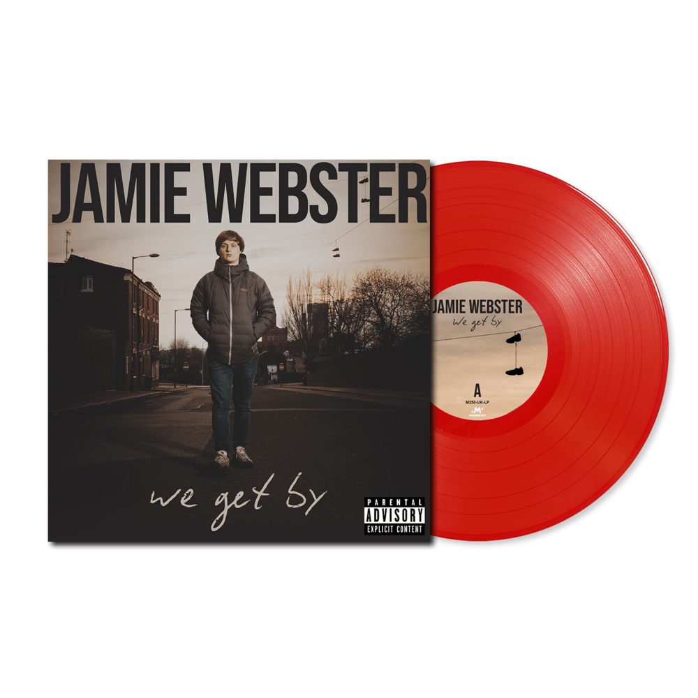 ● ジェイミー・ウェブスター　JAMIE WEBSTER レコードレッド盤 We Get By Red Vinyl + My City T-Shirt | Jamie Webster | Townsend Music