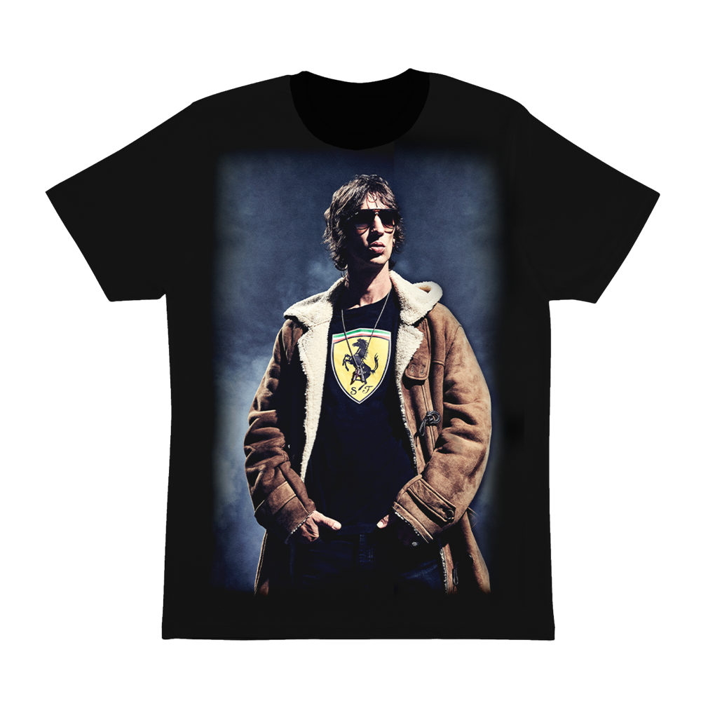 Buy Online Richard Ashcroft - Sheepskin Ferrari Black T-Shirt