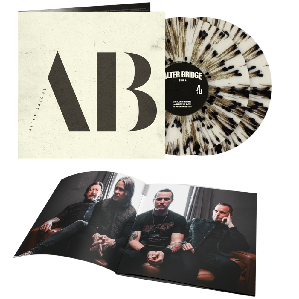 Buy Online Alter Bridge - Alter Bridge Splattered Créme Black Vinyl