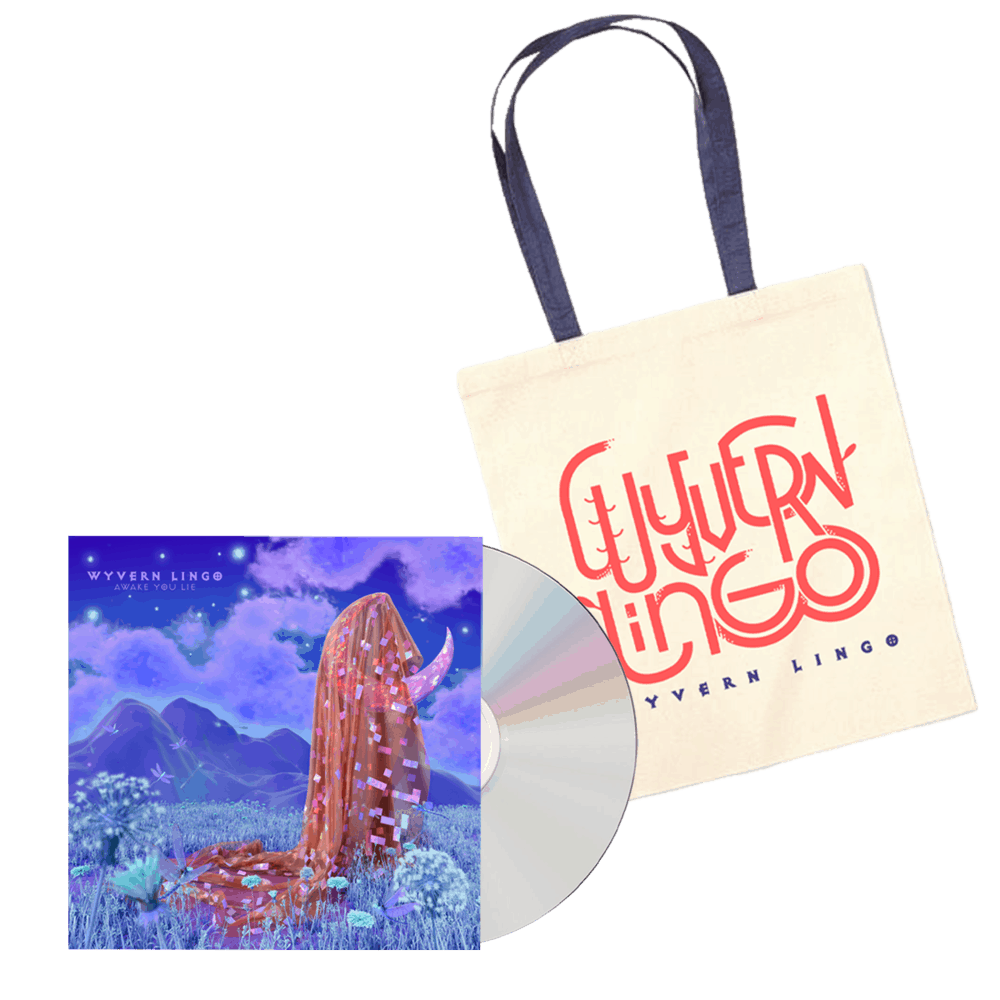 Buy Online Wyvern Lingo - Awake You Lie CD + Tote Bag