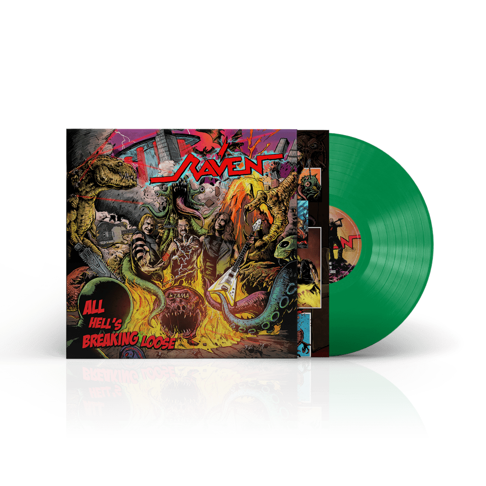 Buy Online Raven - All Hell's Breaking Loose Transparent Green with Exclusive Signed Print