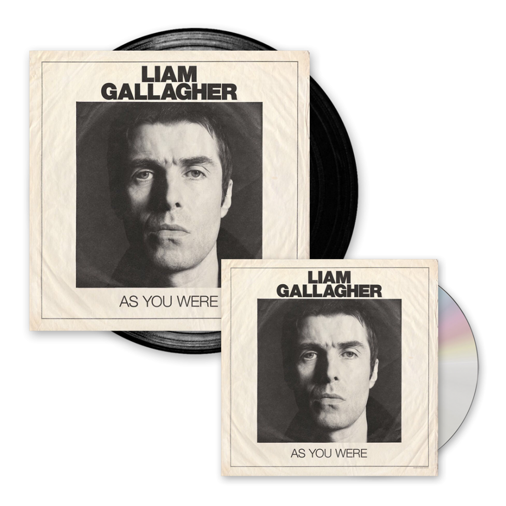 Buy Online Liam Gallagher - As You Were Deluxe CD + Black Vinyl LP