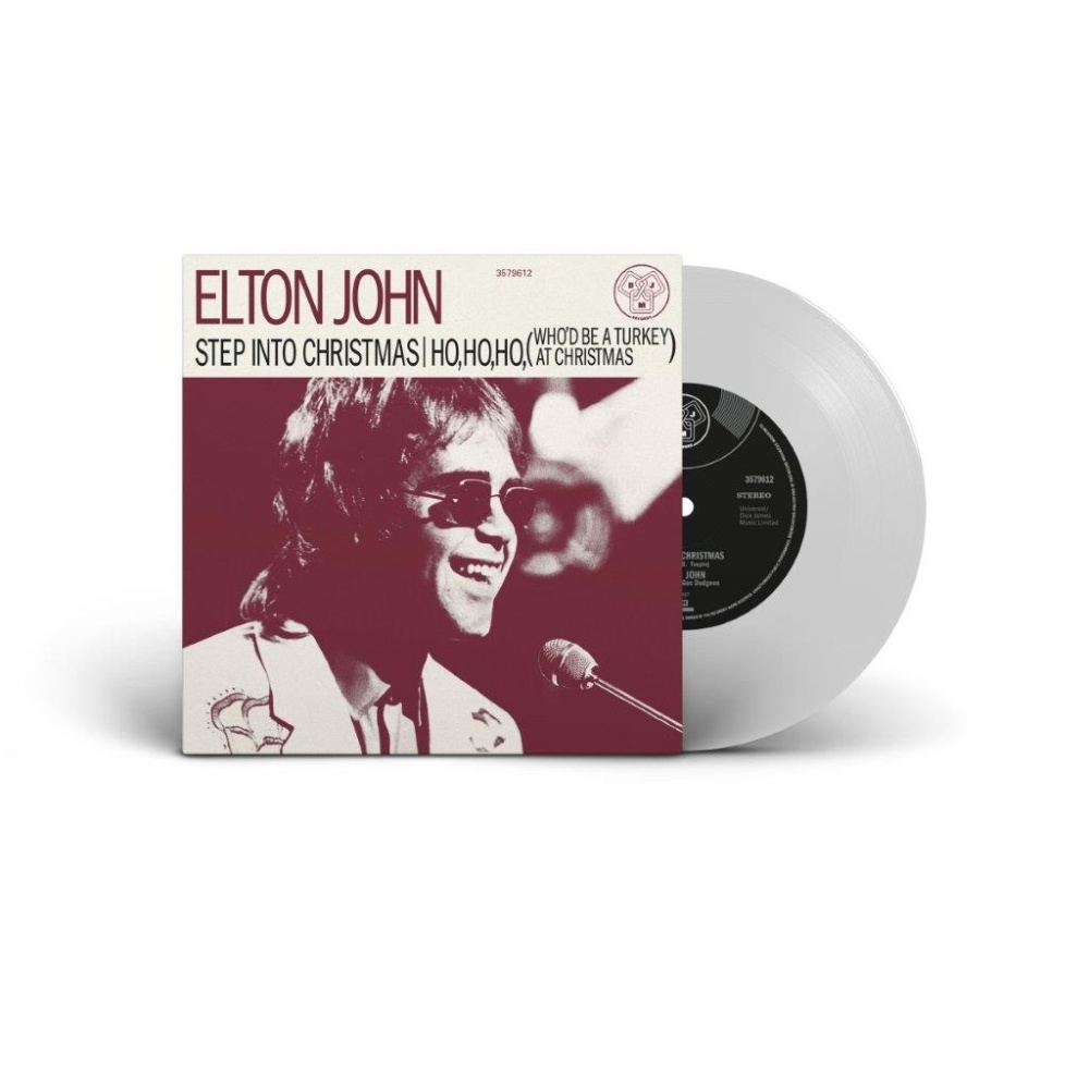 Buy Online Elton John - Step Into Christmas White Vinyl
