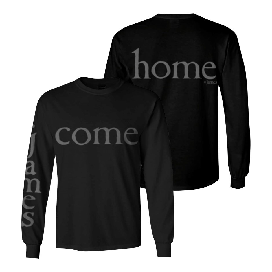 Buy Online James - Black Long Sleeve T-Shirt