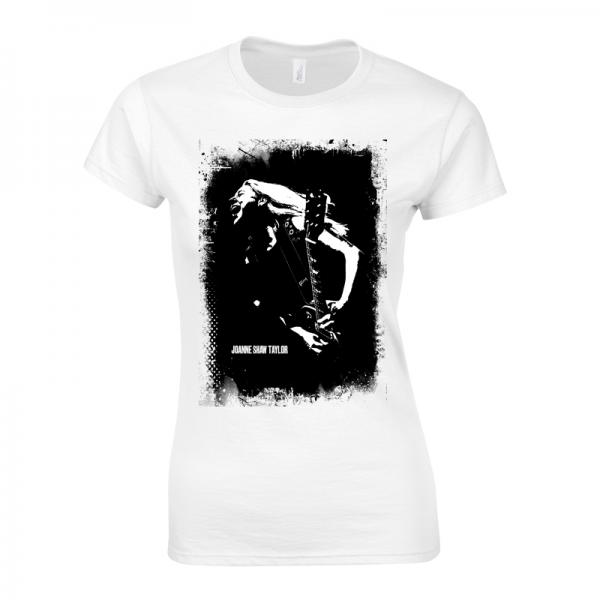 Buy Online Joanne Shaw Taylor - Ladies White Shouta T-Shirt