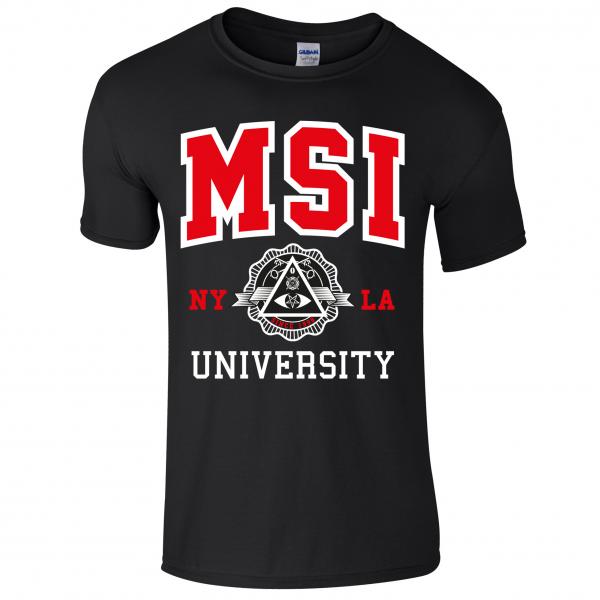 Buy Online Mindless Self Indulgence - Mens University T-Shirt
