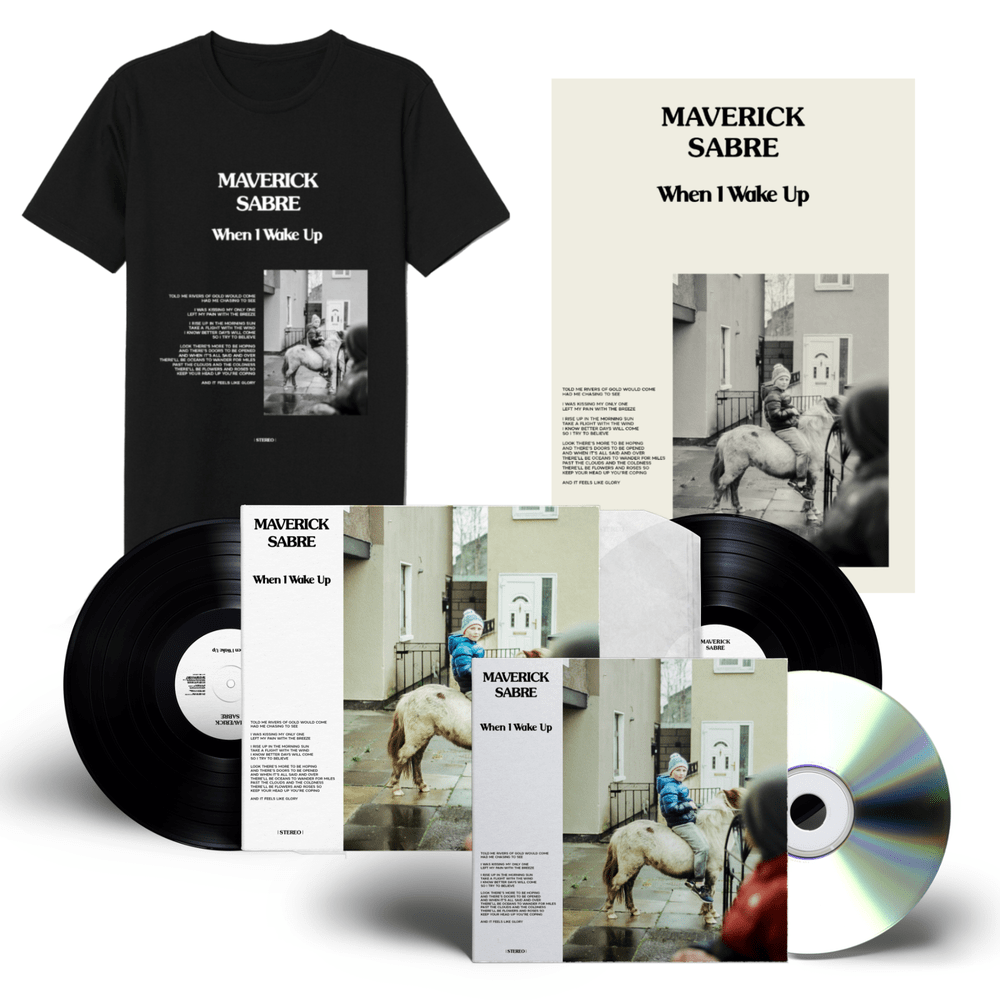 Buy Online Maverick Sabre - When I Wake Up CD + Vinyl + Album T-Shirt + A3 Poster