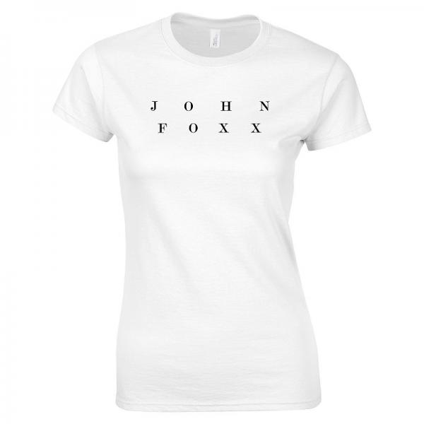 Buy Online John Foxx - John Foxx Womens Logo White T-Shirt