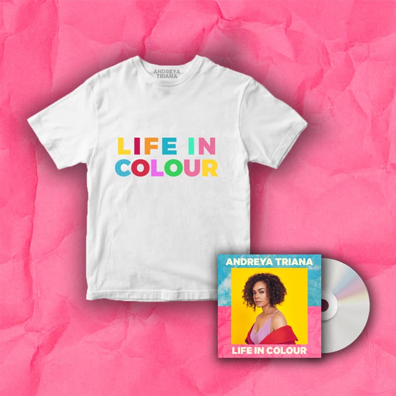 Buy Online Andreya Triana - A Life In Colour CD + T-Shirt