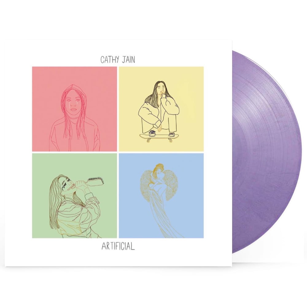Buy Online Cathy Jain - Artificial EP Lavender Colour 12-Inch Vinyl (Signed)