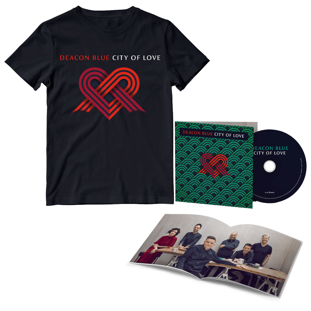 Buy Online Deacon Blue - City Of Love CD + City Of Love T-Shirt