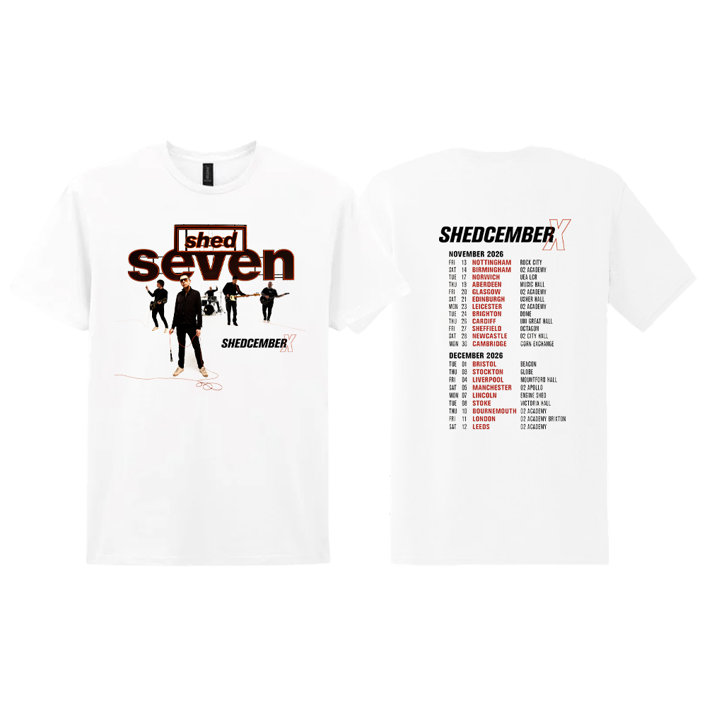 Shed Seven Official Store - Shed Seven - Shedcember X Tour T-Shirt
