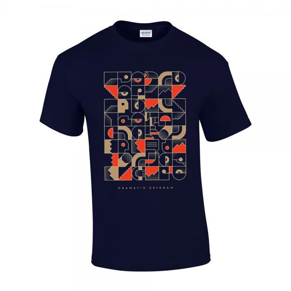 Buy Online Gramatik - Epigram Navy T-Shirt (Tesla Version)