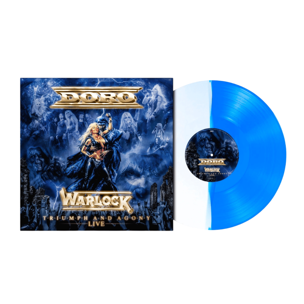 Warlock Triumph and Agony LIVE Blue & White Split | Doro