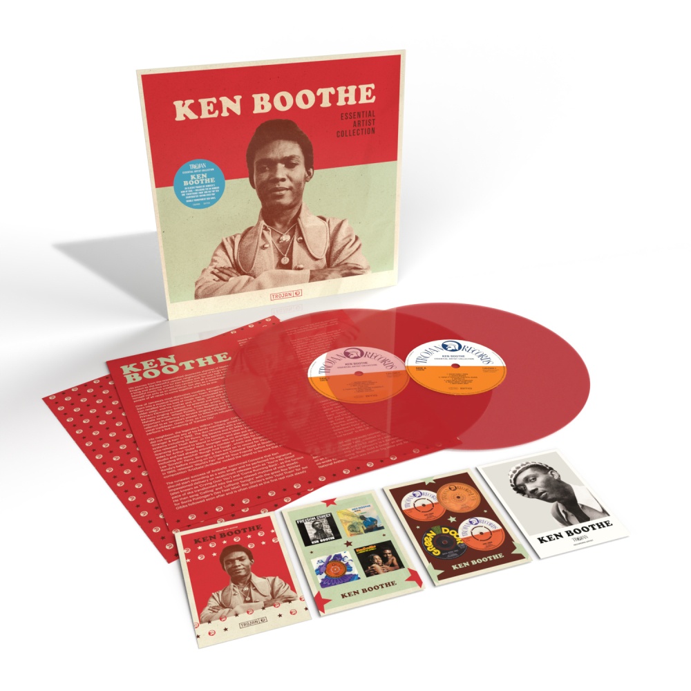 Buy Online Ken Boothe - Essential Artist Collection Red Transparent + Exclusive Trojan Art Cards Pack