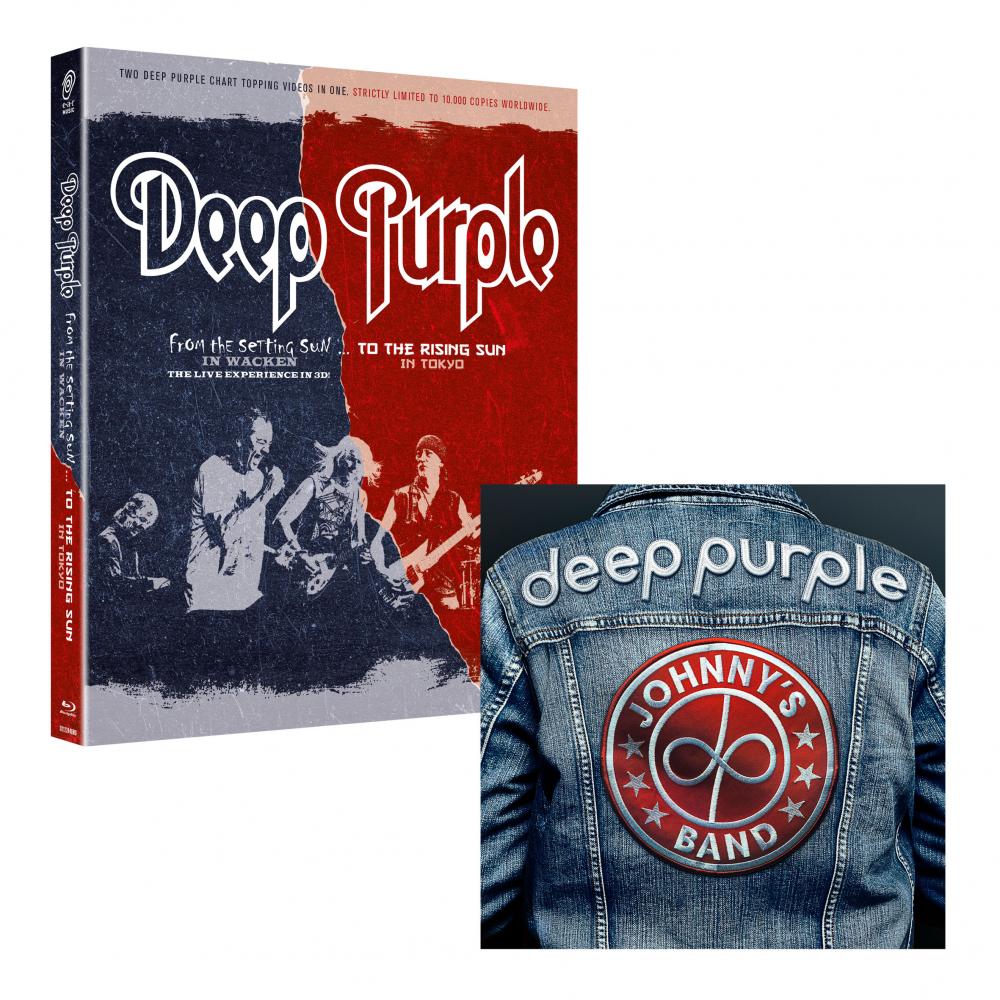 Buy Online Deep Purple - Johnny&#39;s Band EP + From The Setting Sun (In Wacken)... To The Rising Sun (In Tokyo) 2 x Blu-Ray Set