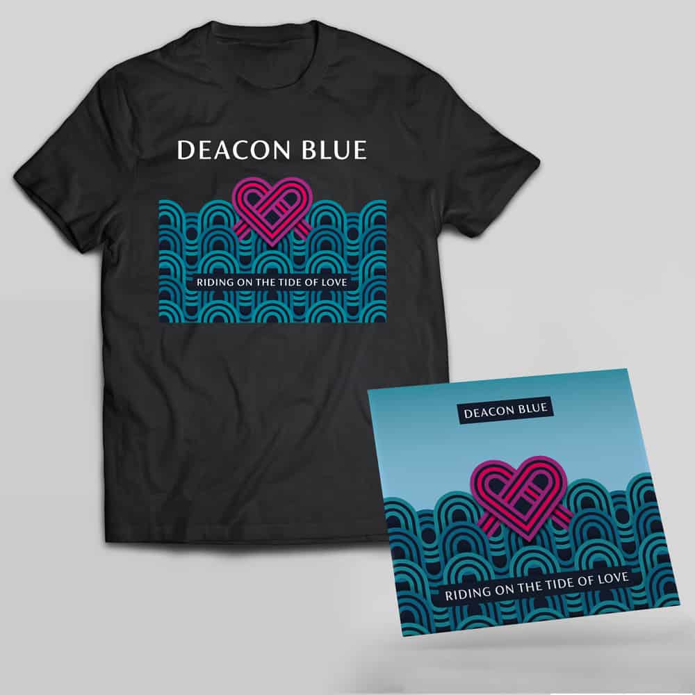 Buy Online Deacon Blue - Riding On The Tide Of Love CD + T-Shirt