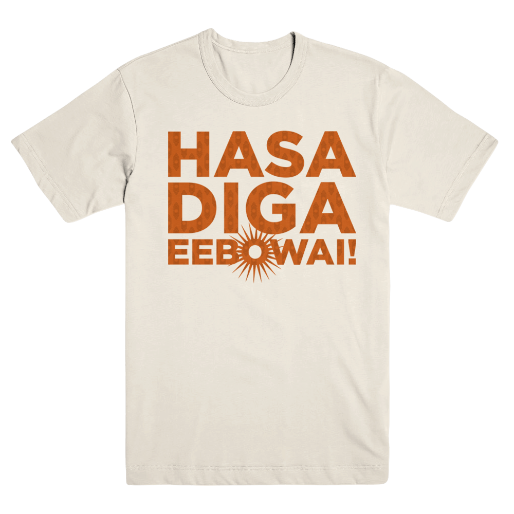 Buy Online Book Of Mormon - Hasa Diga Sunburst T-Shirt