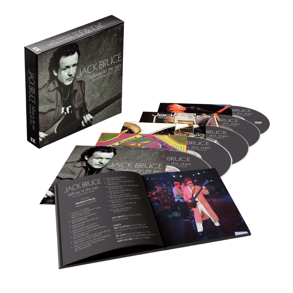 Jack Bruce CD 9枚組 Halfway to the Stars – The Recordings 2001-2003 4CD+Blu-Ray