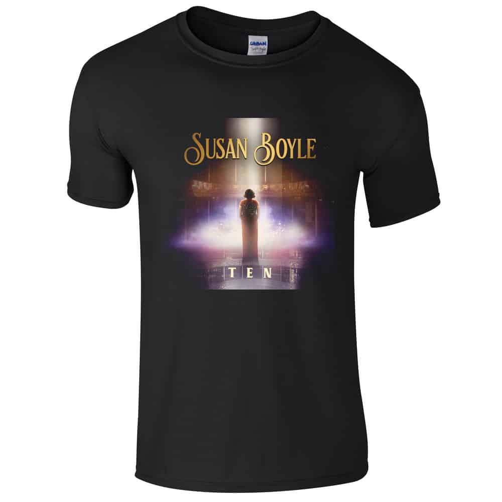 Buy Online Susan Boyle - Black Ten T-Shirt