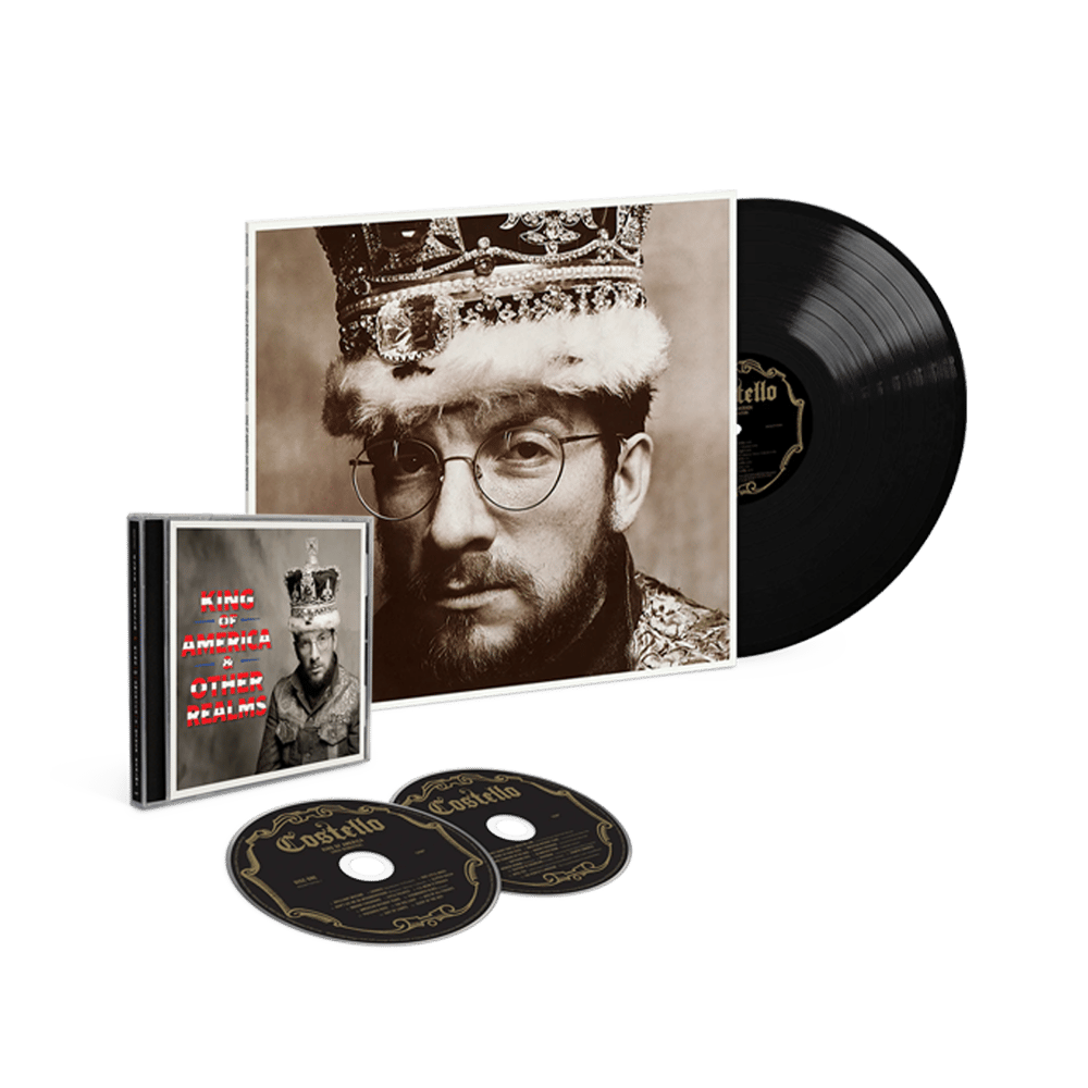 Buy Online Elvis Costello - King of America & Other Realms LP + 2CD