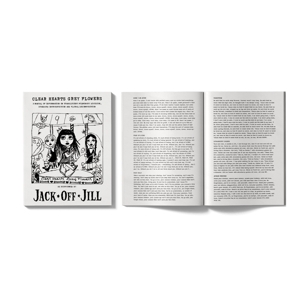 Jack Off Jill Official Store - Jack Off Jill - Clear Hearts Grey