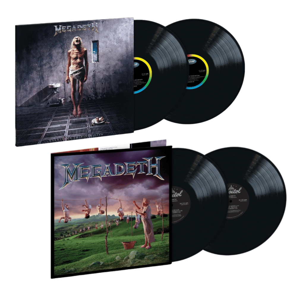 Countdown To Extinction 2LP + Youthanasia 2LP | Megadeth