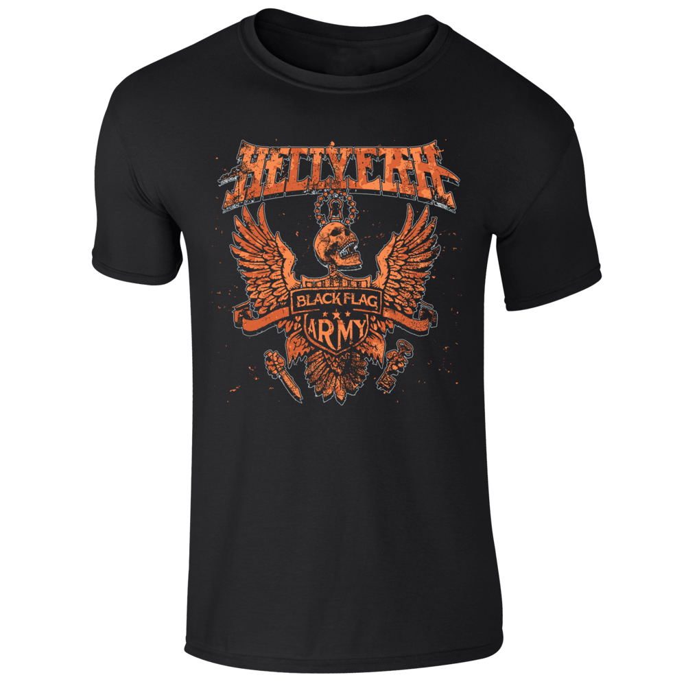 Buy Online Hellyeah - Black Flag Army T-Shirt