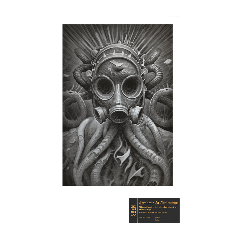 Buy Online Soen - INCENDIARY Limited Edition Poster with hand numbered and dated certificate of authenticity