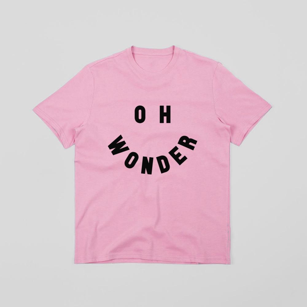 Buy Online Oh Wonder - Smile T-Shirt (Pink)