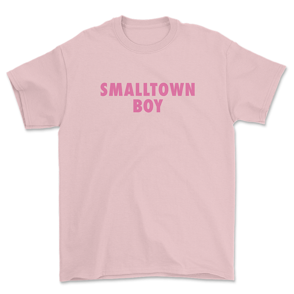 Buy Online Bronski Beat - Smalltown Boy (Front Text/Back Logo) Pink T-Shirt
