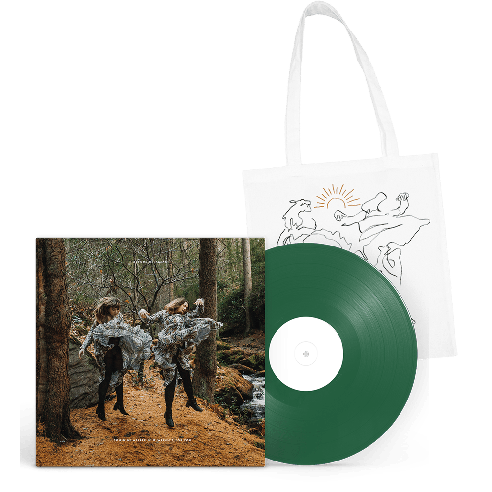 Buy Online Before Breakfast - I Could Be Asleep If It Weren't For You Forest Green LP + Tote Bag