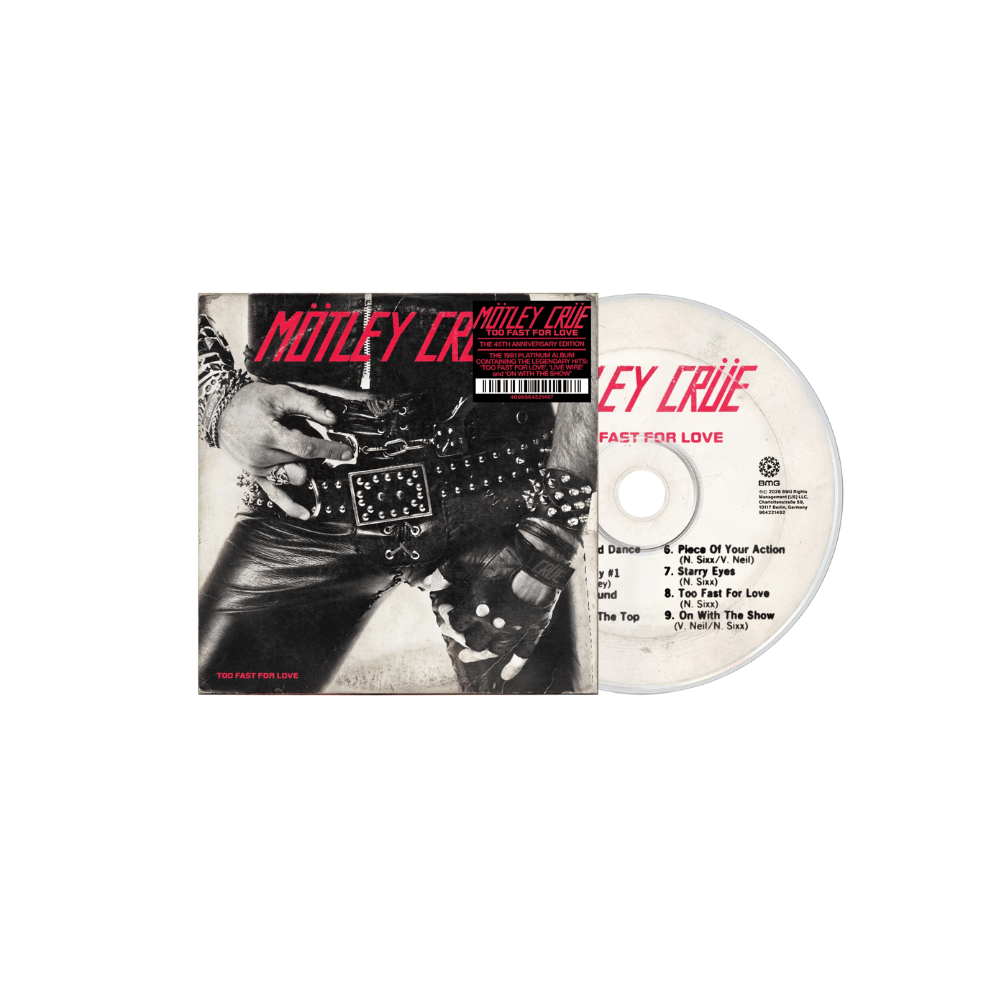 Crucial Crue 40th Anniversary 5CD + 5LP Picture Disc Boxsets