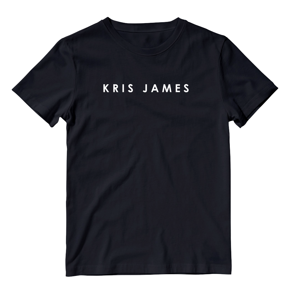 Buy Online Kris James - Black Logo T-Shirt