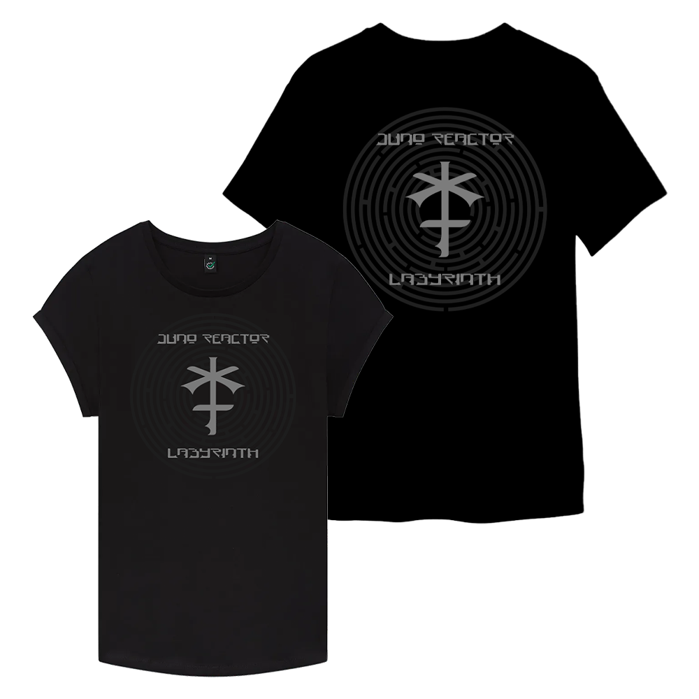 Labyrinth Black T-Shirt | Juno Reactor | Juno Reactor