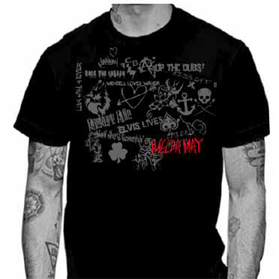 Buy Online Imelda May - Black Tribal Tour Mens T-Shirt