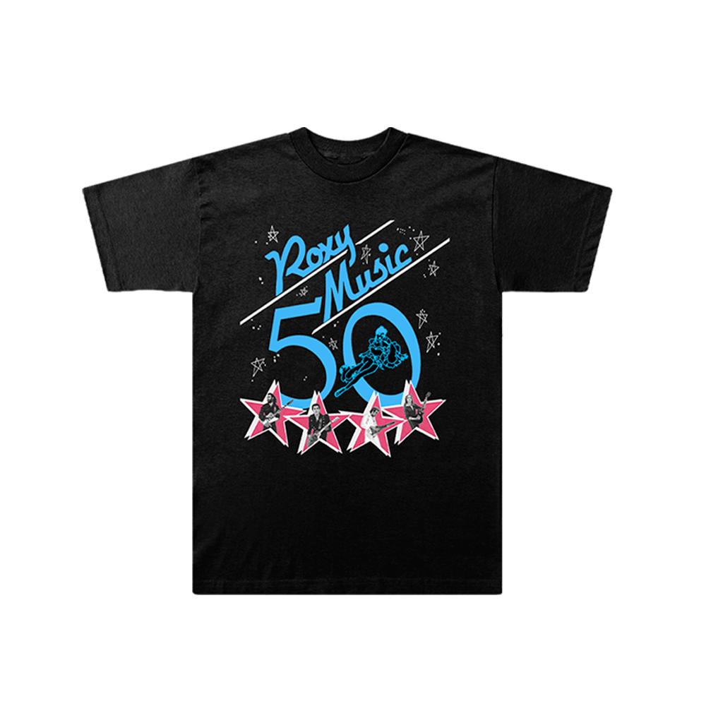 Roxy Music Official Store Roxy Music 50th Anniversary Tour TShirt
