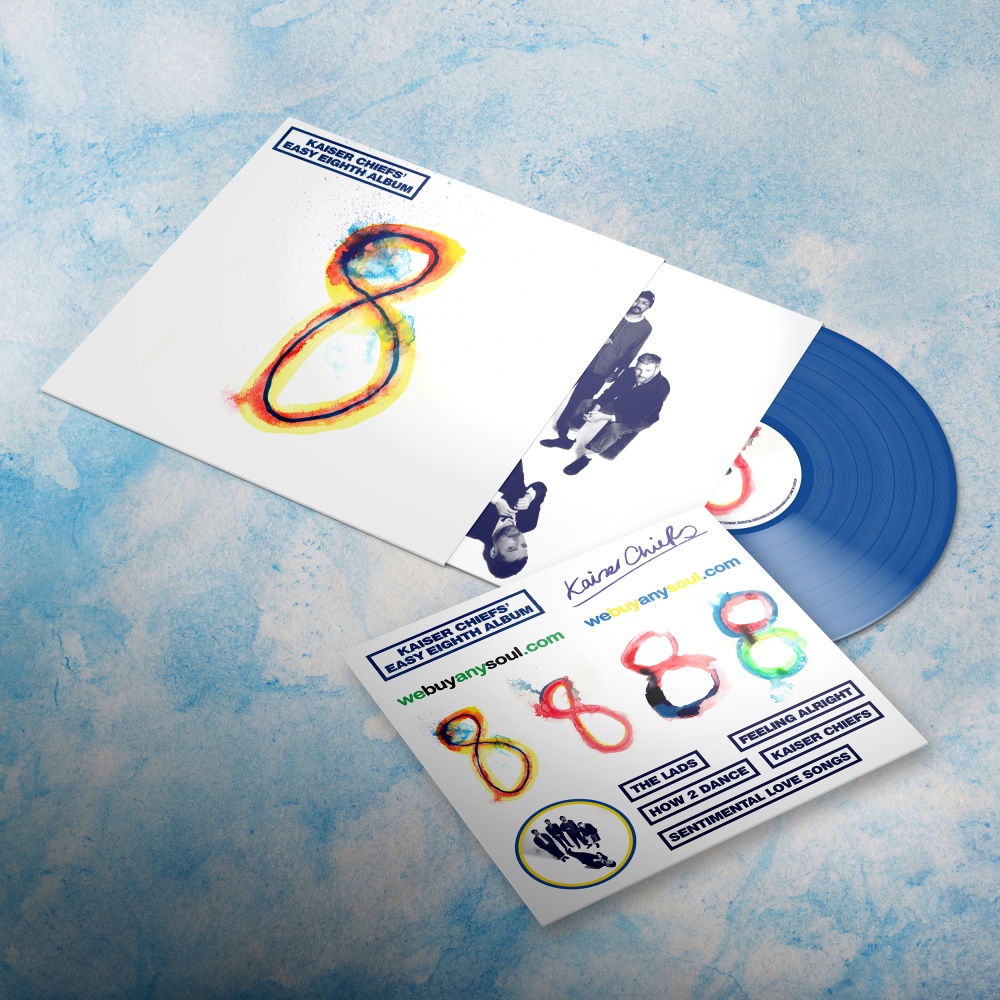 Buy Online Kaiser Chiefs - Easy Eighth Album Transparent Blue Vinyl